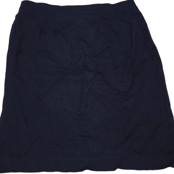 Maurices Women's Dark Blue Wrap Midi Skirt - Size L - Picture 2 of 2